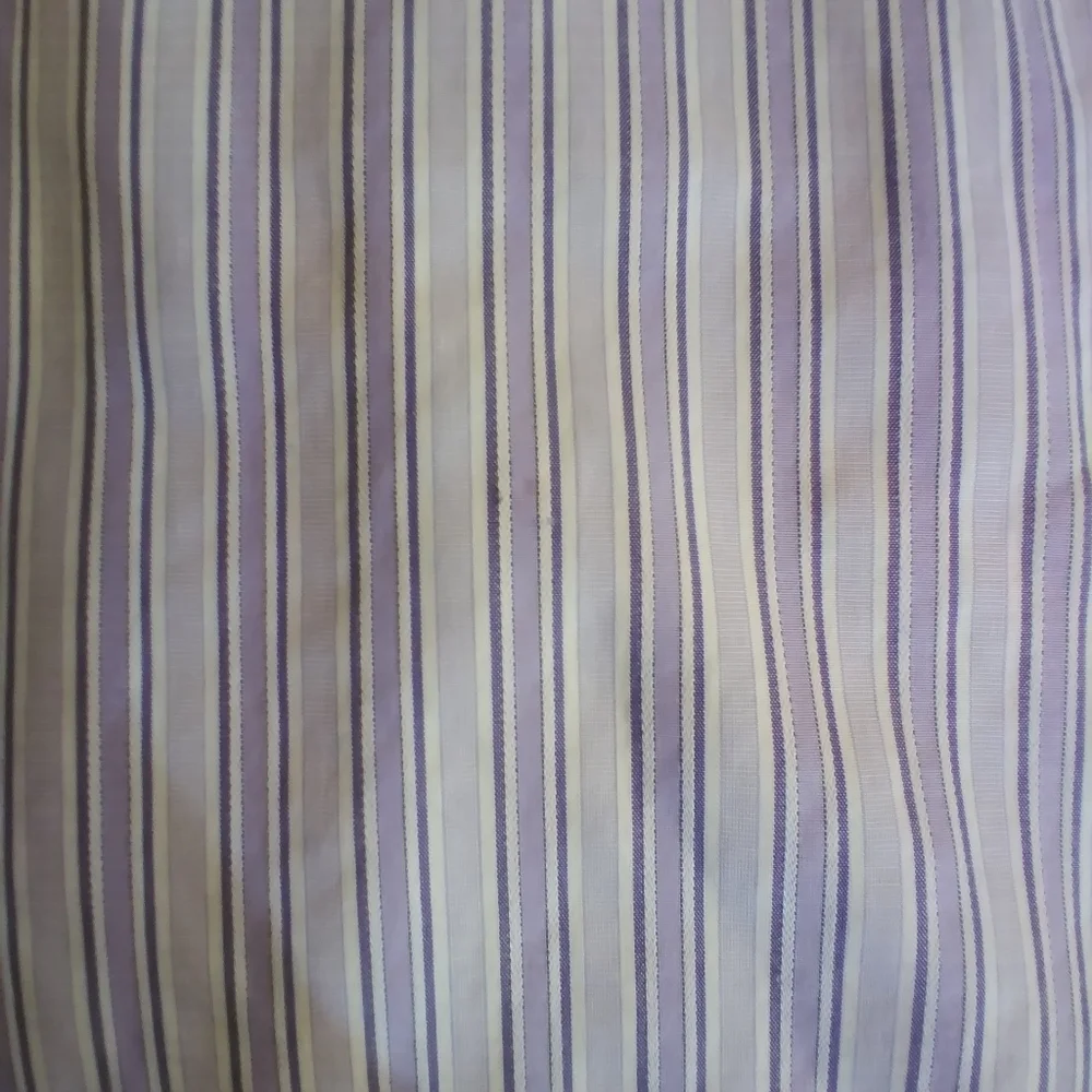 Banana Republic Men's Purple Striped Button-Up Shirt Size XL Business Work